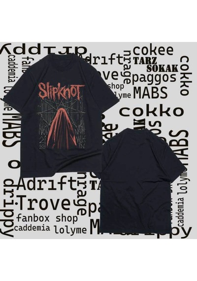 Adrift Kod Presss Unisex Siyah Nashville Slipknot T-shirt 112938tt Siyah