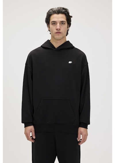 Bad Bear Drake Hoodie Os Siyah Sweatshirt 001