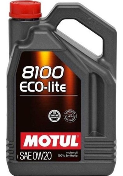 Motul 8100 Eco-lite 0W 20 Dexos1 Gen2 4lt Tam Sentetik Motor Ya