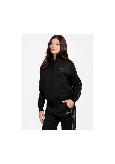 Guess Kadın Octavia Aktif Sweatshirt - Siyah Siyah