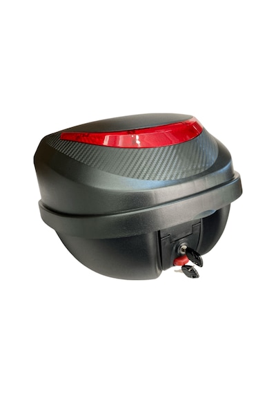 Motosiklet Arka Çanta 32 Litre Carbon Desen Sırt Dayama Pedi