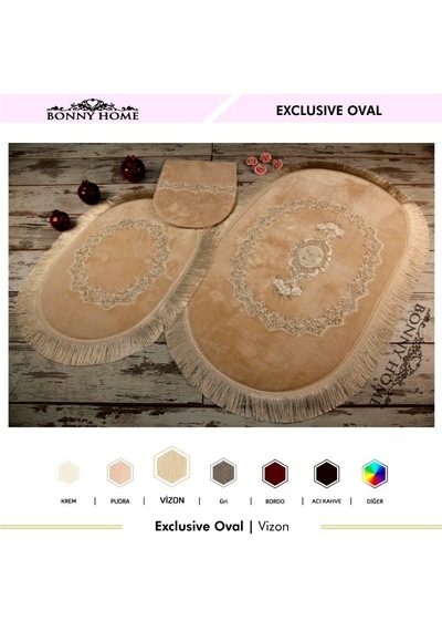Exclusive Vizon 6 Prç Banyo Kirli Çamaşır Sepeti Ve Paspas Seti Diğer