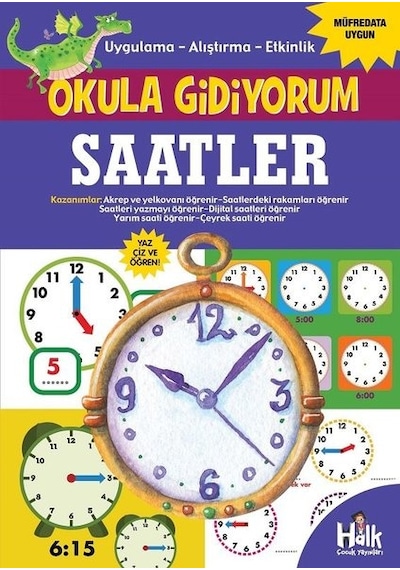 Saatler - Okula Gidiyorum- Halk Kitabevi