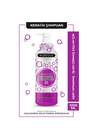 Morfose 2'si 1 Arada Keratin Şampuan 1 L