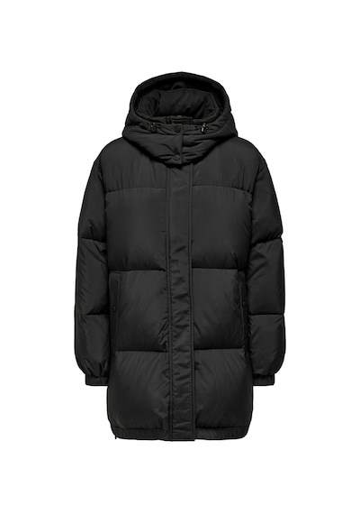 Only Kapüşonlu Siyah Kadın Mont 15294690 001