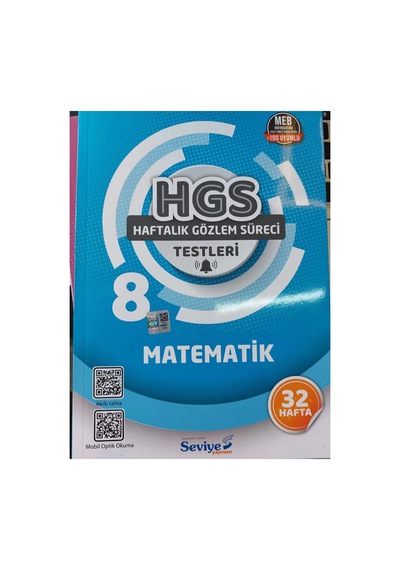 Seviye 8.sınıf Matematik Haftalık Gözlem Süreci Testleri