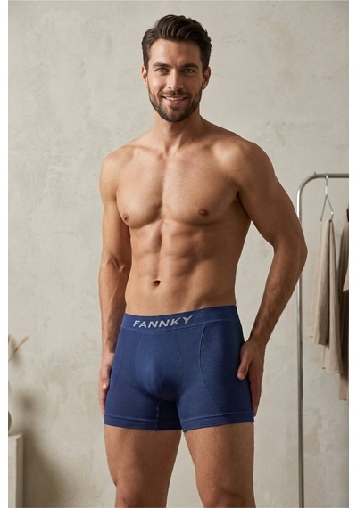 Womanandkids Night Lacivert Erkek Casual Comfort Günlük Boxer