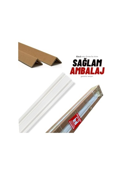 Bilarch 2 Raylı Korniş Perde Rayı Kaliteli Sağlam Ambalaj 150 Cm Çok Renkli