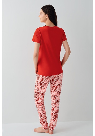 Arnetta Kadın Kırmızı Pijama Takım Ar3581-s-v1 Kırmızı