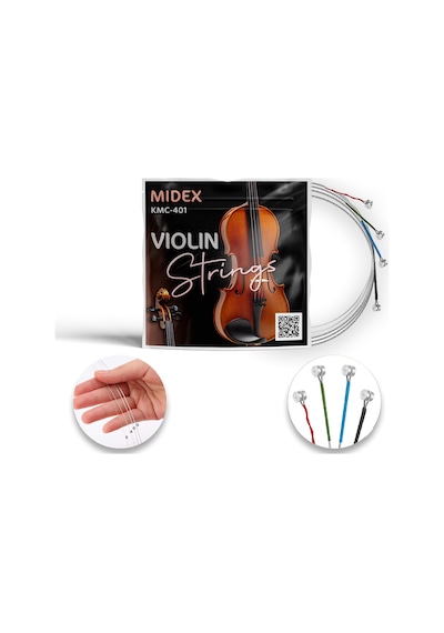 Midex Kmc-401 Keman Teli Profesyonel (1 Takım)