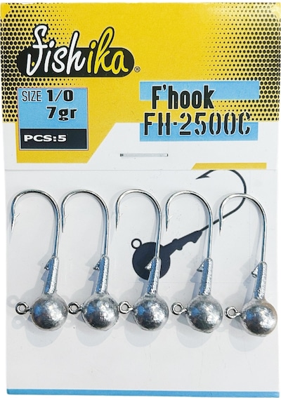 Fishika 2500 1/0 7gr Jig Head Fsh2500-c07n10