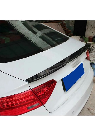 Audi A5 B8 4 Kapı M4 Bagaj Üstü Spoiler Parlak Siyah Spoyler Plastik İthal 2009-2016