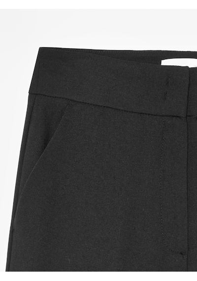 Dilvin 72706 Yüksek Bel Wide Leg Pantolon-siyah