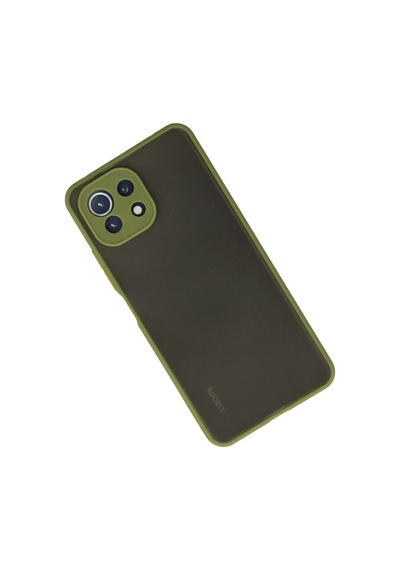 Gld-spt- Newface Xiaomi Mi 11 Lite Kılıf Montreal Silikon Kapak - Açık Yeşil