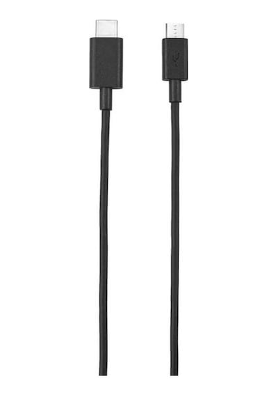 Trust 21316 Usb2.0 Micro Usb-type C Şarj Kablosu Siyah 1 M
