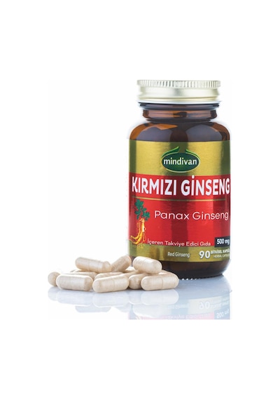 Mindivan Kırmızı Ginseng Extractı 90 Kapsül 500 MG