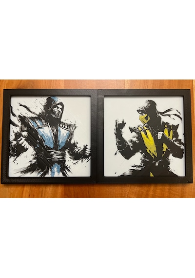 Scorpion 3d Baskı Tablo Çerçeve
