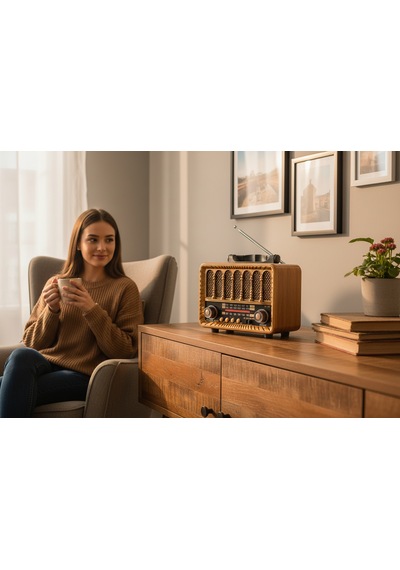 Rt-707 Nostaljik Radyo Eskitme Mini Trend Nostalji Radyo Asma Aparat Özellikli