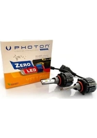 Zr3725 Xy Zero Hb3 9005 / Hb4 9006 Xtreme Yellow Fansız Led 12v-24v