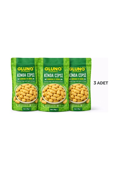 Kinoa Cipsi Sarımsak Ve Soğanlı 35g X 3 Adet