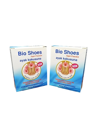 Bio Shoes Ayak Kokusu Giderici 120 Gün Etkili Ayakkabı Koku Önleyici 2'li