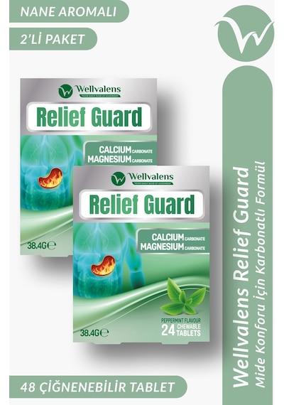 Relief Guard İkili Paket 48 Çiğnenebilir Tablet