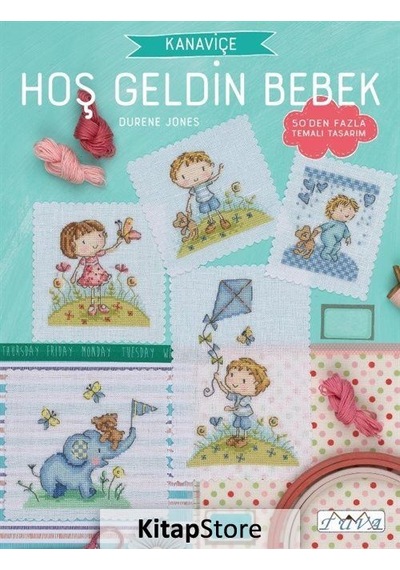 Kanaviçe Hoş Geldin Bebek - Durene Jones