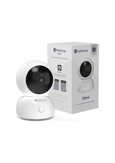 Hybrone Omni Wi-Fi Akıllı Kamera, Akıllı Hareket Takibi, Ses Algılama, Çift Yönlü Sesli Görüşme