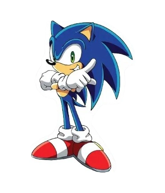 Ayaklı Pano Sonic Boom 33x24 Cm Mavi Kirpi Doğum Günü Masa Dekoru Çocuk Odası Süsü Diğer