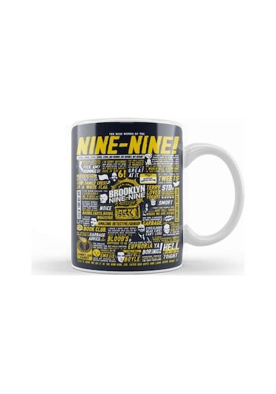 Wise Words Of The Nine Nine Brooklyn Nine Nine Kupa Bardak Porselen Karışık