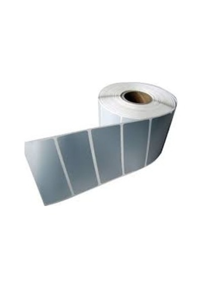45x90 Silver Mat Asansör Kabin Etiketi 500 Sarım