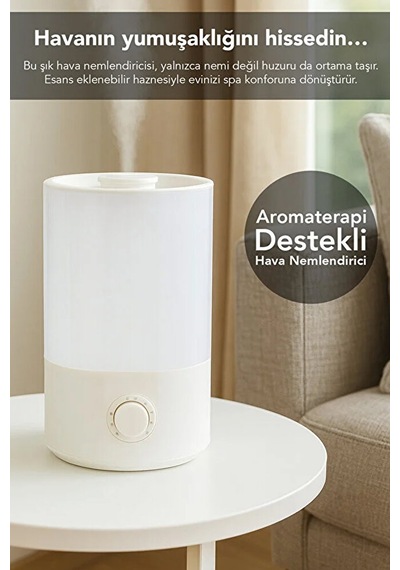 3 Litre Ultrasonik Oda Hava Nemlendirici 7 Renk Ledli Aromatera