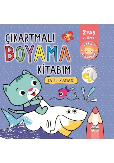 Çıkartmalı Boyama Kitabım-tatil Zamanı - Ccgx-880853