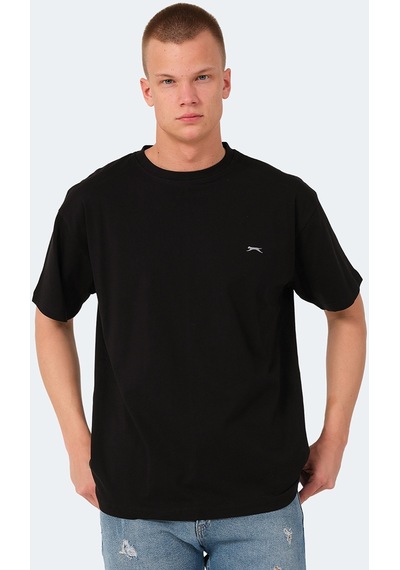 Slazenger KULANA Oversize Erkek Oversıze Siyah Tişört