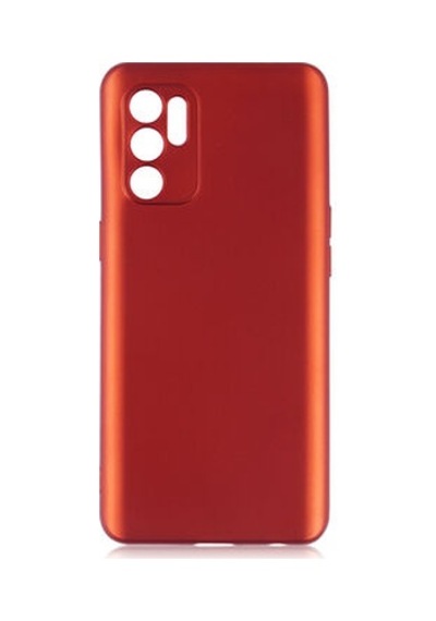 Oppo Reno 6 4g Kılıf Esnek Yapılı İnce Slim Silikon Kapak Ryc/premier Kirmizi