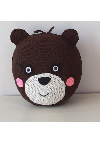 Amigurumi Örgü Oyuncak Ayı Yastık
