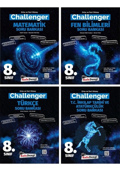 Lgs 8. Sınıf Challengertüm Dersler 4lü Set