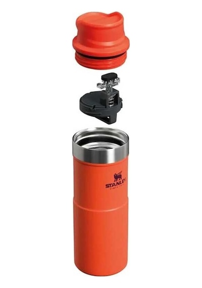 Stanley Klasik Trigger-Action Termos Bardak 0.35 LT  Turuncu