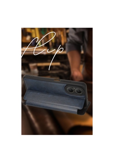 Reno 11f Kılıf Flip Cover - Taba Bzsxx00 1