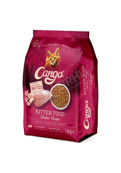 4 Adet Cango Yavru Kedi Maması Tavuklu 1000 Gr