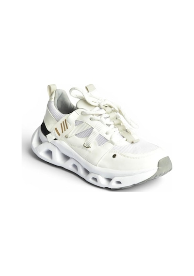 Fox Shoes Y312611009 Beyaz Kalın Tabanlı Spor Ayakkabı Sneakers