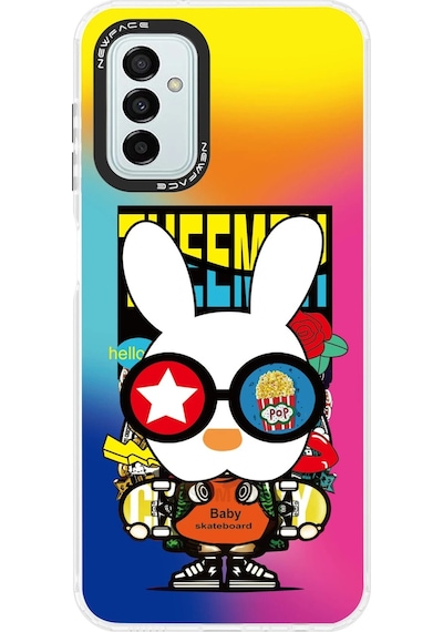 Cosmotex Newface Samsung Galaxy M13 Kılıf Estoril Desenli Kapak - Estoril - 10