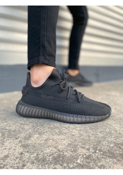 Mevese Morven Erkek , Kadın Triko Sneaker Ayakkabı Günlük Bağcıklı Hafif Spor Modeli - Kömür