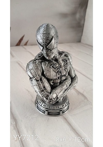 Yy7212 Spider Man Büst Biblo Silikon Kalıp