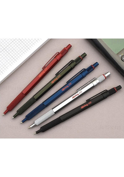 Rotring 600 Tükenmez Kalem, Yeşil Çok Renkli