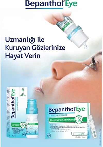 Tr Eye Göz Damlası 10 Ml, 4 Adet, Kontakt Lens Kullanıcıları İçin