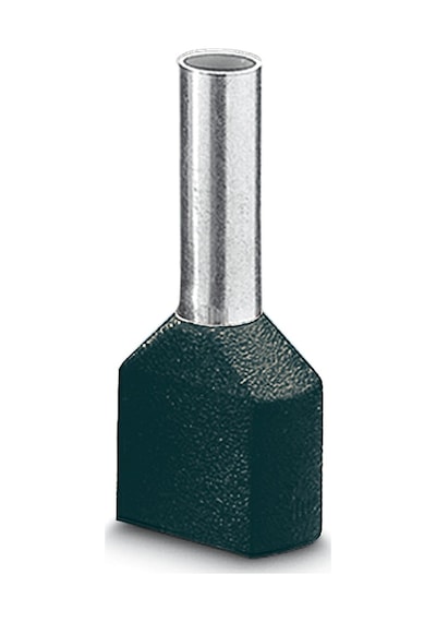 Cat Te1508-1 ,2x1.5mm²/siyah 100-adet Kablo Yüksük