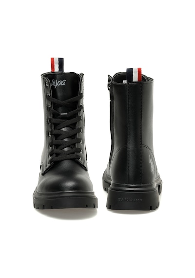 U.s. Polo Assn. Halles 3pr Siyah Kadın Biker Bot 000000000101468795 Siyah