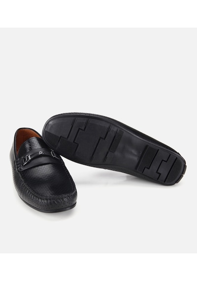 Hotiç Erkek Deri Siyah Tokalı Günlük Loafer 02ayh319480a100 02ayh319480a100