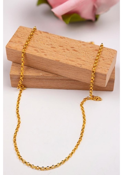 Latif Kuyumculuk 22 Ayar Unisex Doç 50 CM Altın Zincir Lkznc1092